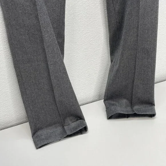 NEW PAUL SMITH Men's Wool Straight-Leg Dress Pants – Grey – Size 36 – NWT